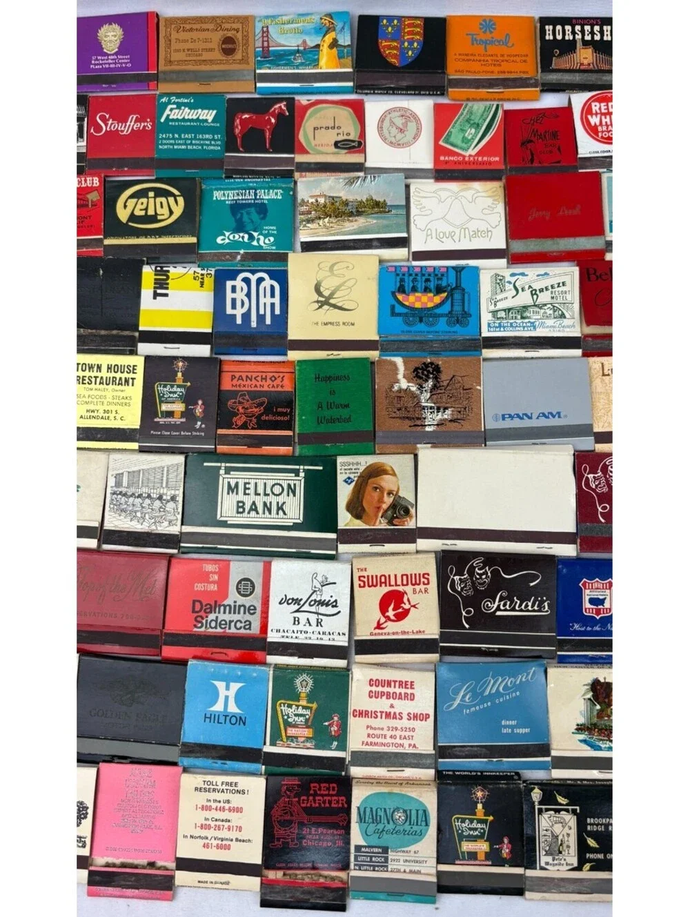 Vintage Matchbooks Mixed Lot of New, Opened & Used 180pcs (2)